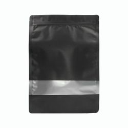BOLSA ZIPPER VENTANA ALUM NEGRO 19X29+5