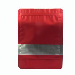 BOLSA ZIPPER VENTANA ALUM ROJO 18X26+4