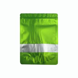 BOLSA ZIPPER VENTANA ALUM VERDE 12X20+4