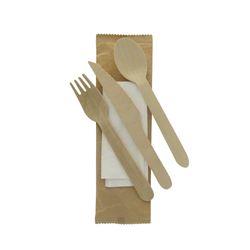 SET CUBIERTO MADERA