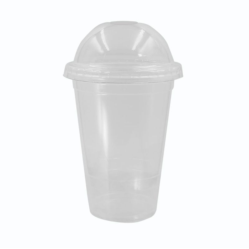 Vaso De Plástico Con Tapa Y Popote. Cap. Cap. 500 Ml. - T 87 - For  Promotional - KW Publicidad Corporativa