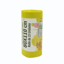 BOLSA 80X110X0,0030 ALTA AMARILLO (15)