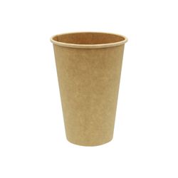 VASO PLA KRAFT 1 CAPA 16